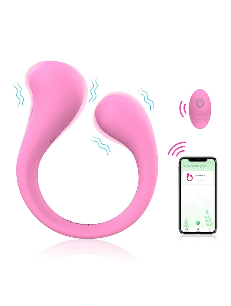 Ylove Sex Toys DIY Bendable Vibrator with APP and Remote Control Vibrating Dildo Vagina Toys for Women Double Head Vibrator