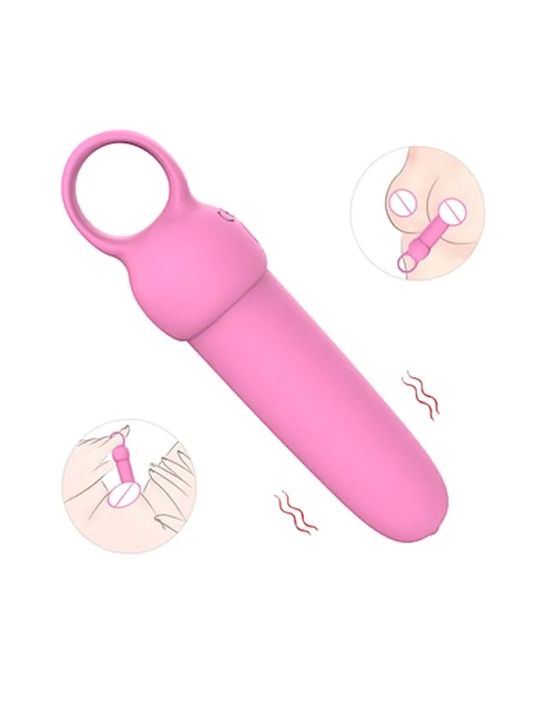 Ylove 10 Speeds Mini Bullet Liquid Silicone Vibrator for Women Bullet Vibrator Powerful Rechargeable Vibrator
