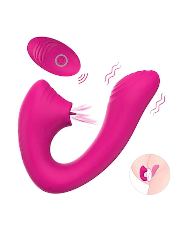 Ylove Remote Control Wearable Panty Clitoral Vibrator, G-spot Vibrator with 10 Tongue Licking Toys Modes Female Sex Toys