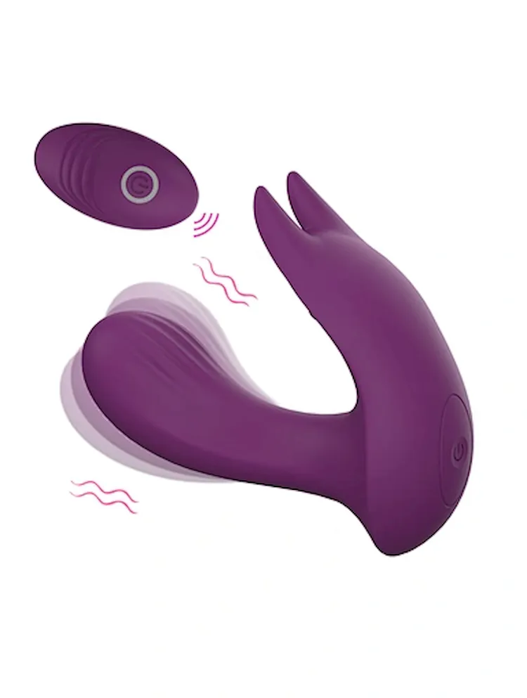 Ylove Clitoral G-spot Vibrator, Wireless Remote Sex Stimulator for Women with 10+10 Powerful Vibrating Modes, Rechargeable Vagina Nipples Anal Personal Massager Adult Toy for Couples Foreplay